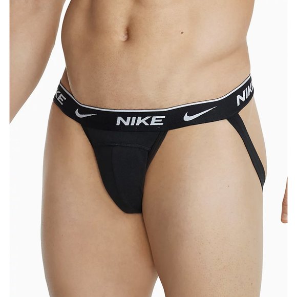 Nike Jock Jockstrap Everyday Cotton Stretch Underwear Dri-Fit Rare Men's Medium - Picture 2 of 7